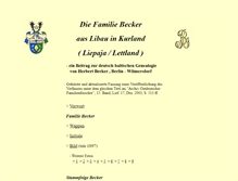 Tablet Screenshot of becker.libau-kurland-baltikum.de