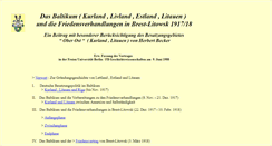 Desktop Screenshot of brest-litowsk.libau-kurland-baltikum.de