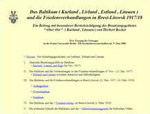 Tablet Screenshot of brest-litowsk.libau-kurland-baltikum.de